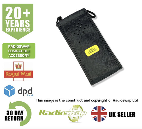 Soft leather case fits kenwood - soft,